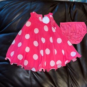 Jessica Ann dress with bloomers size 12m NWOT